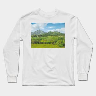 New Day at Kawainui (Center Panel of Triptych) Long Sleeve T-Shirt